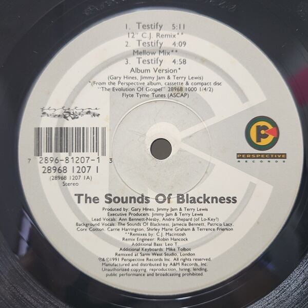 The Sounds Of Blackness / Testify [28968 1207-1] - 画像1