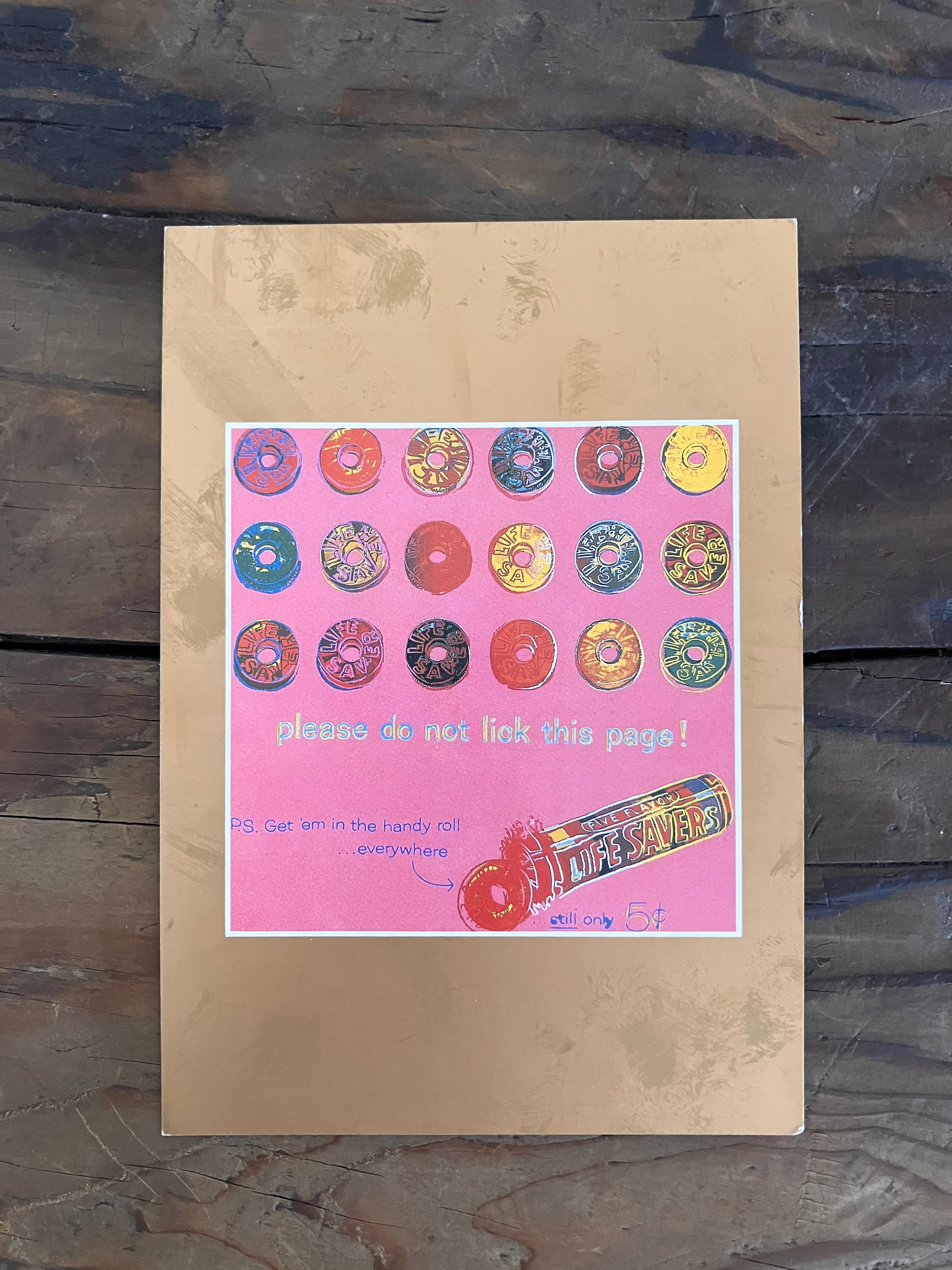 【インヴィテーションカード・エフェメラ】EXHIBITION ANDY WARHOL　GALLERY APJ graphic station　1987  [3100093]