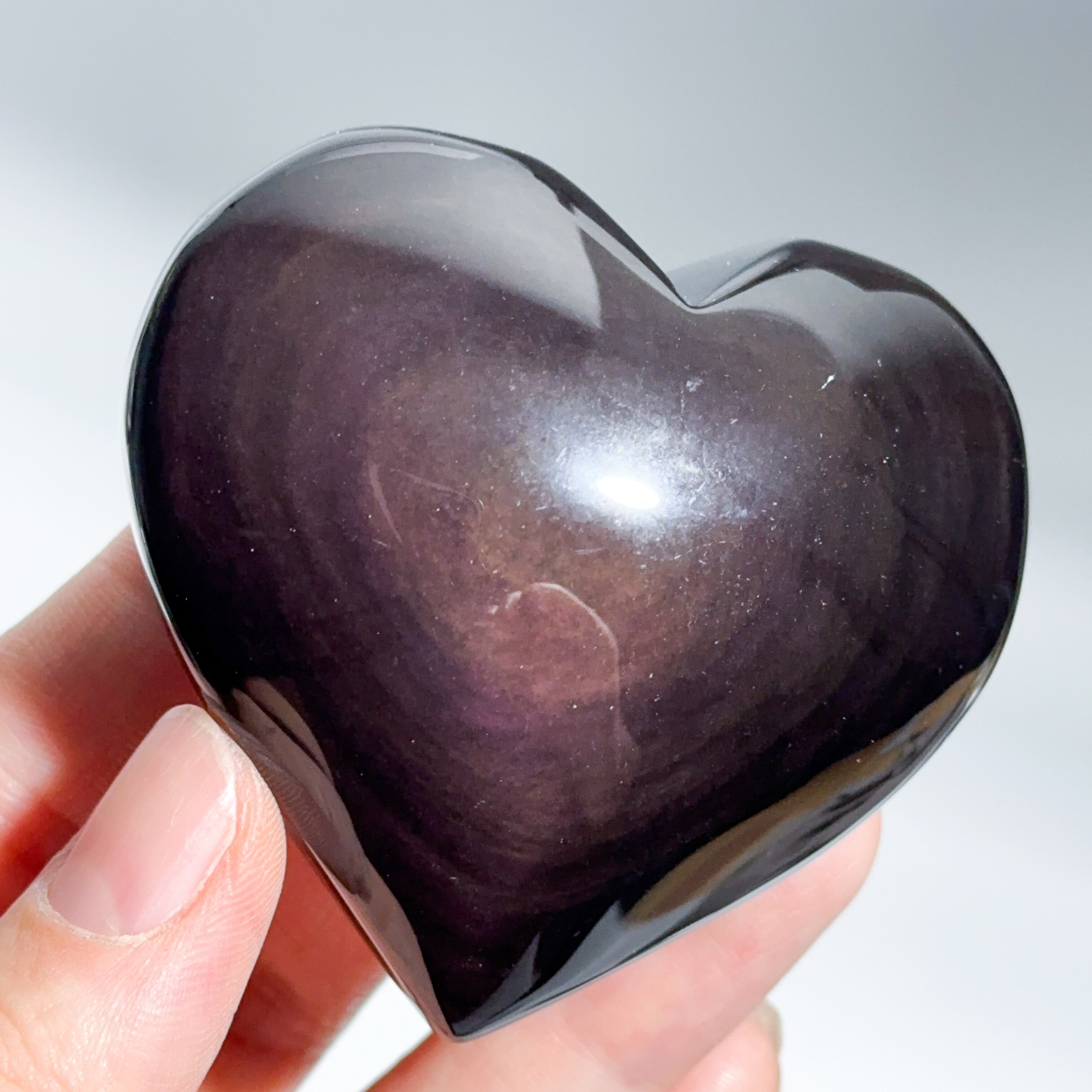 レインボーオブシディアン ハート22◇ Rainbow obsidian ◇ 天然石・鉱物・パワーストーン