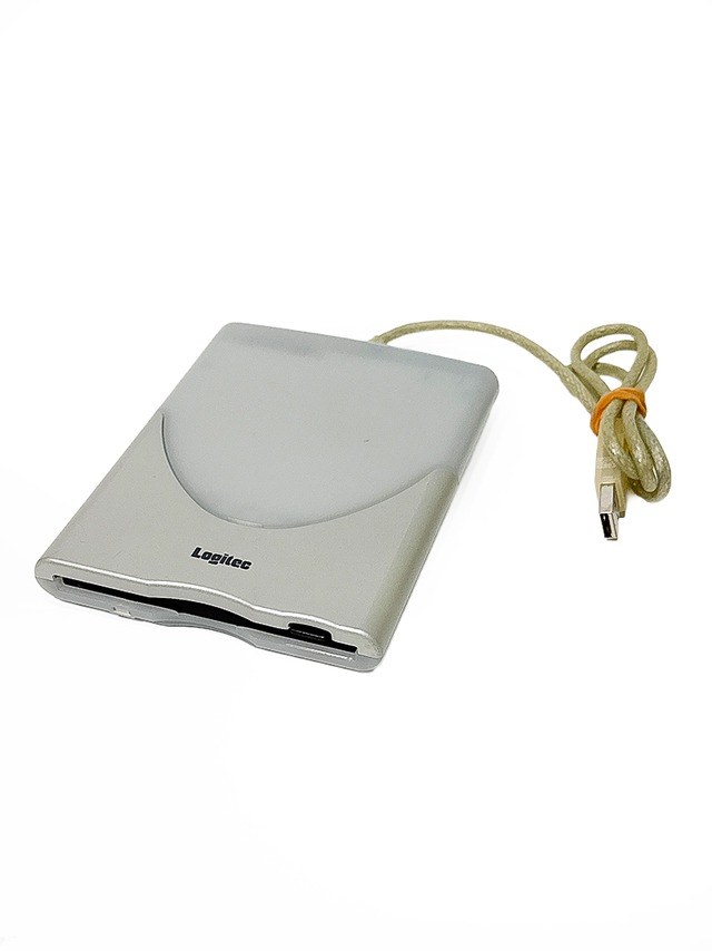 Logitec USB外付型FDユニット USB1.1 LFD-31UE バスパワー ケーブル約80cm 動作品