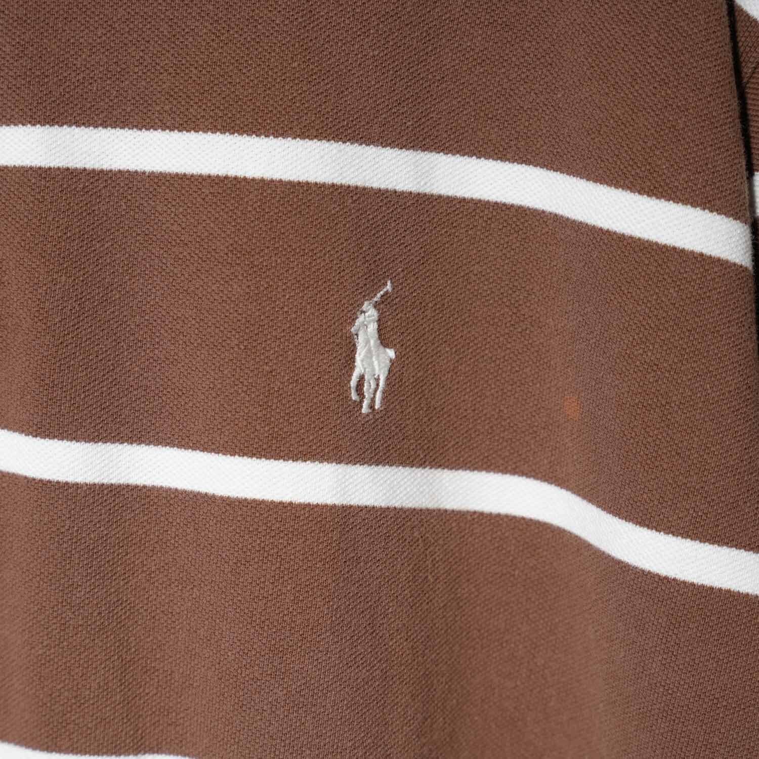 90s POLO by RALPH LAUREN ラルフローレン ボーダー 半袖 ポロシャツ