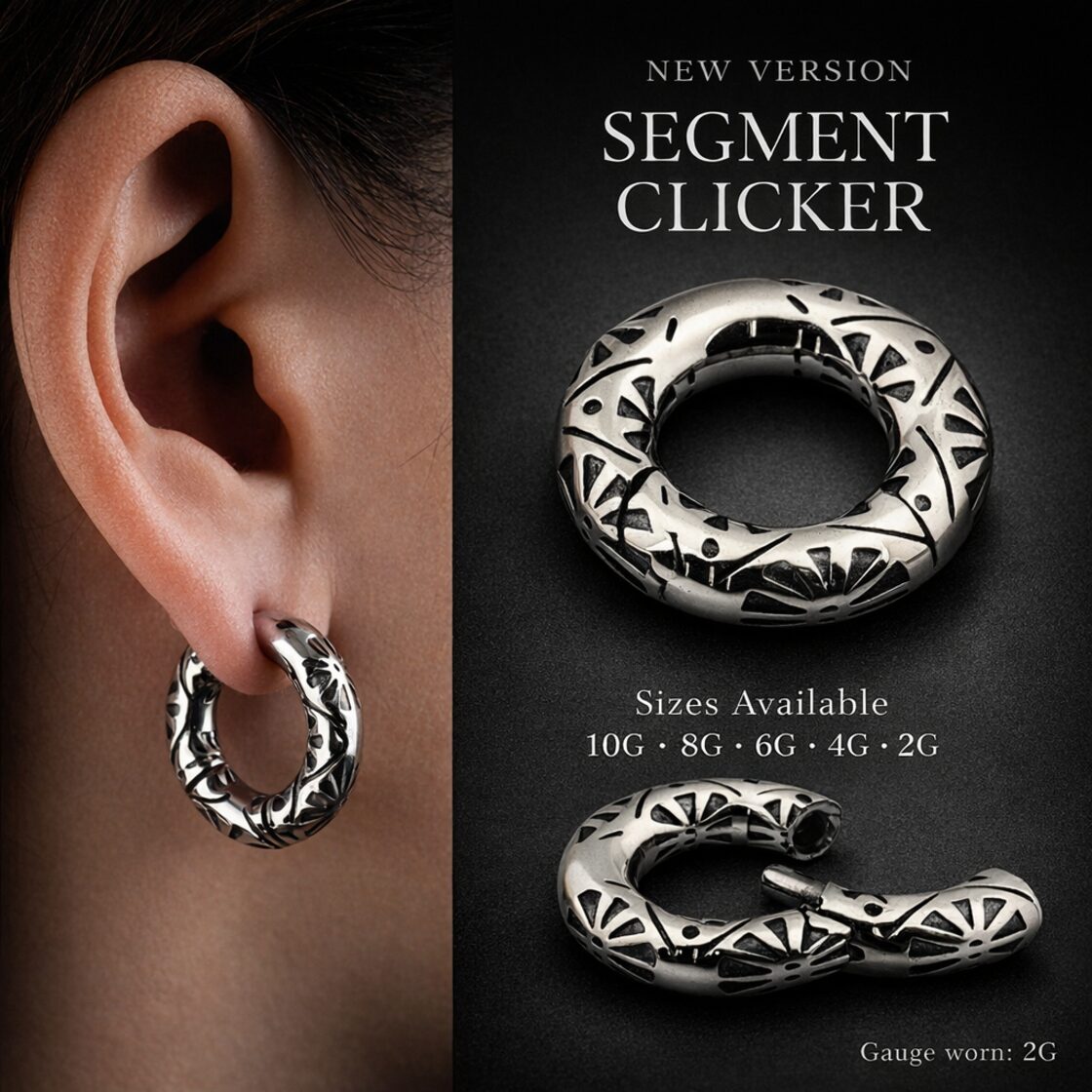 born from rock 片耳用ピアス Born From Rock 片耳用ピアス Born From Rock✩Nut Wave Earring Left