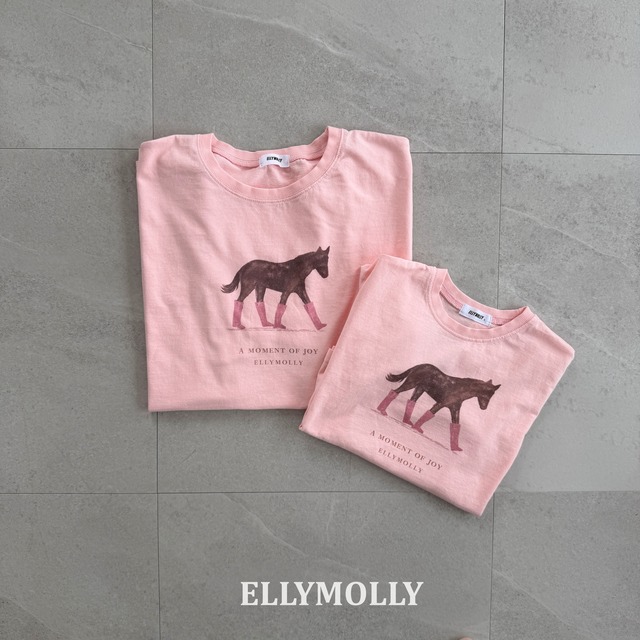 [予約][送料無料]≪ELLY MOLLY≫Blush Pony T-Shirt 9
