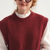 【2color】羊飼いと午後のメトロノームベスト《P0320》