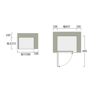 A-Stage 単機能電子レンジ 18L ｜ MO01A-18WT ホワイト / MO01A-18BK ブラック