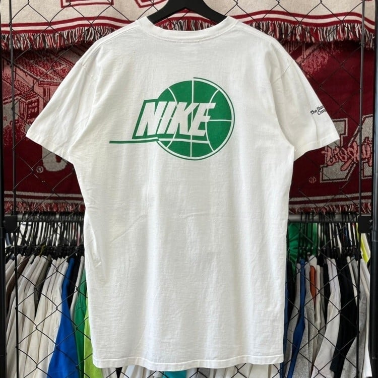 90s USA製 ナイキ NIKE カレッジ系 半袖Tシャツ シングルステッチ 銀