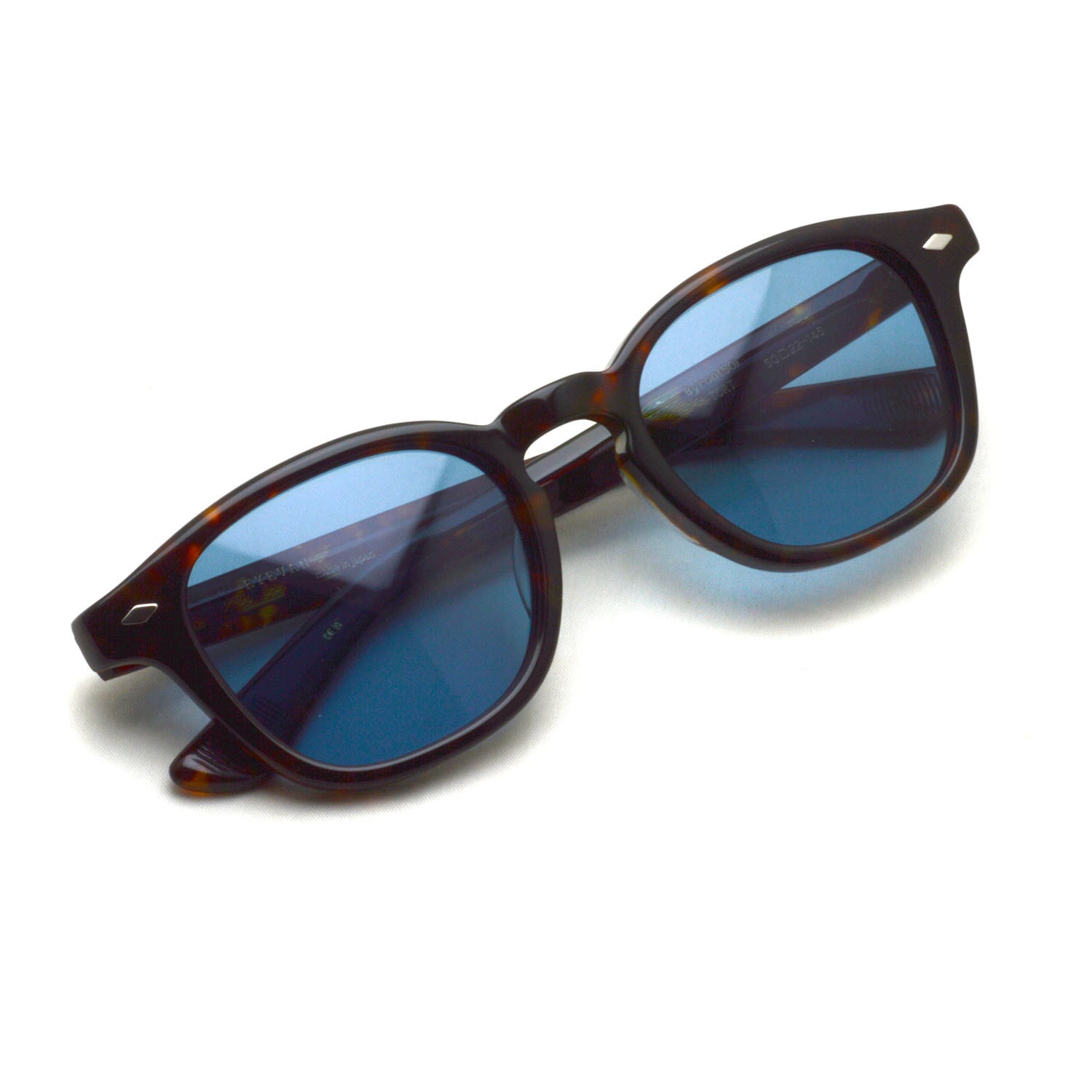 EYEVAN / BYRON(50) Sun / TORT - BLUE トータス・べっこう柄 - ブルー
