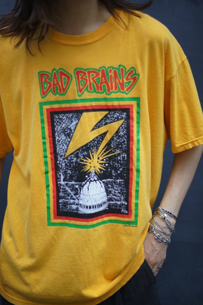 BAD BRAINS] Vintage Official License Print T-Shirt [2010s-] Vintage Print T- Shirt
