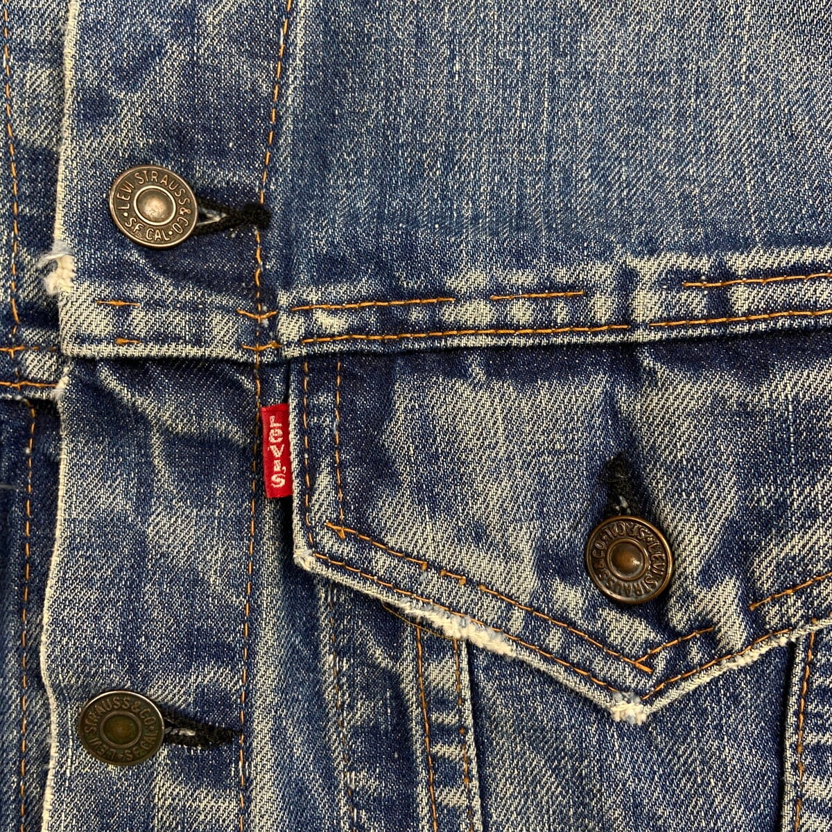 70年代 USA製 Levi's リーバイス 70505 デニムジャケット 4th メンズS