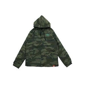 BLAZZ by IRA Water Resistant Hooded Windbreaker Coaches [CAMO] *Error product