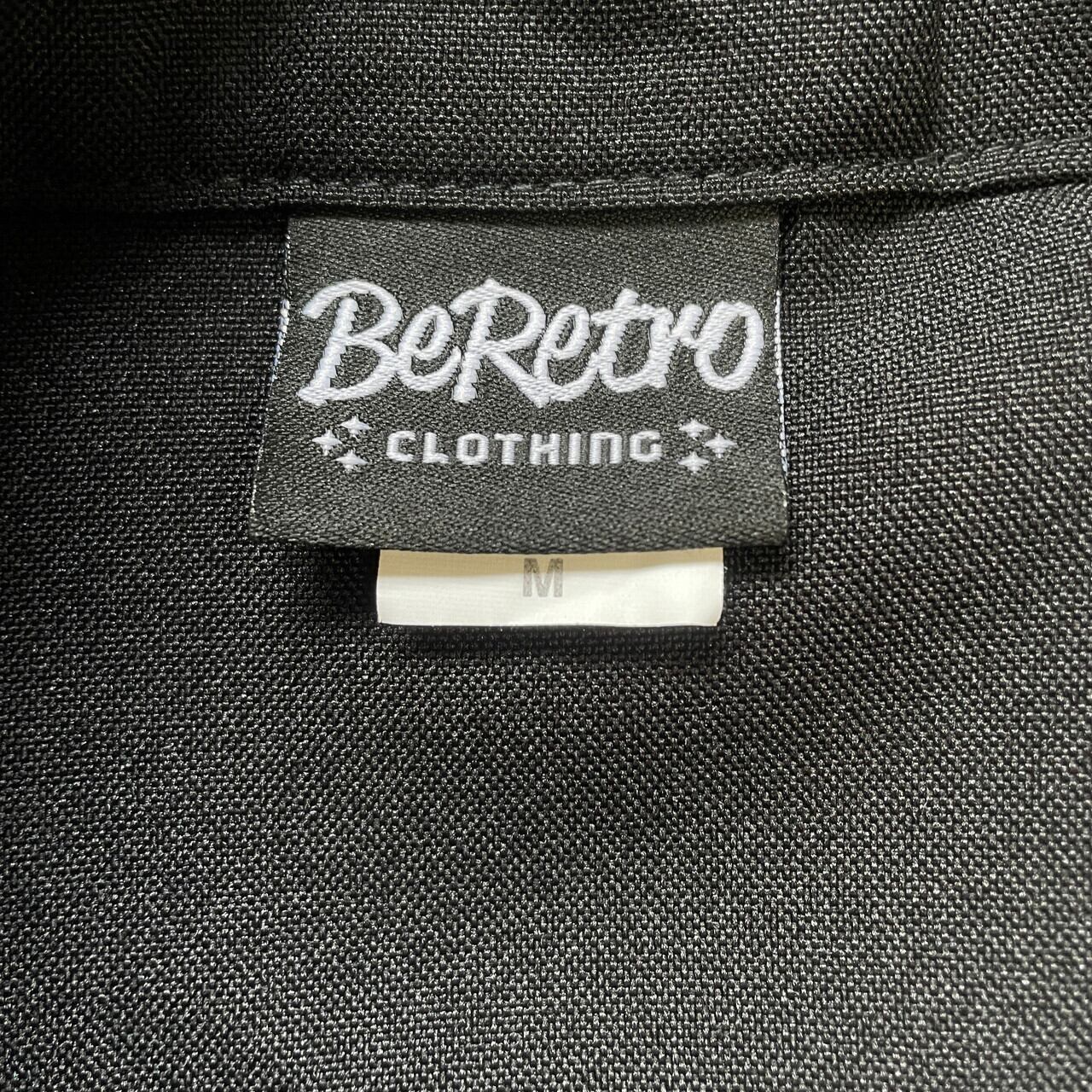 USA製 90年代 Beretro メッシュ 企業ロゴ プリント ボーリングシャツ メンズM 古着 ボウリングシャツ 90s ビンテージ ...