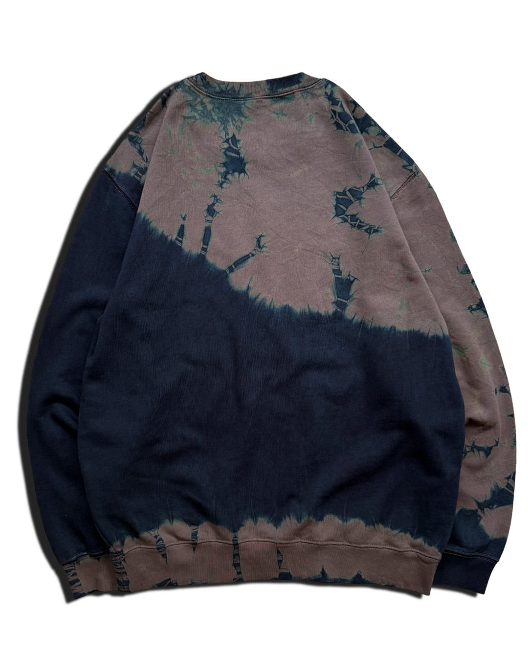 数量限定販売】藍染めタイダイトレーナー 地底人 | 唯一無二の服づくり