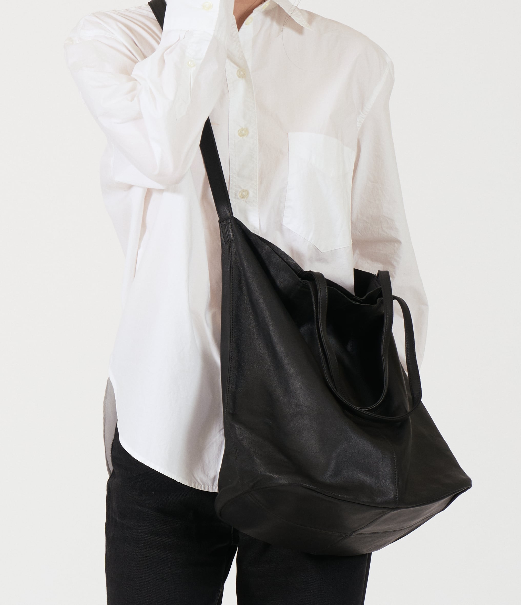 3WAY LARGE TOTE（L size）BLACK | Morphee（モルフェ）