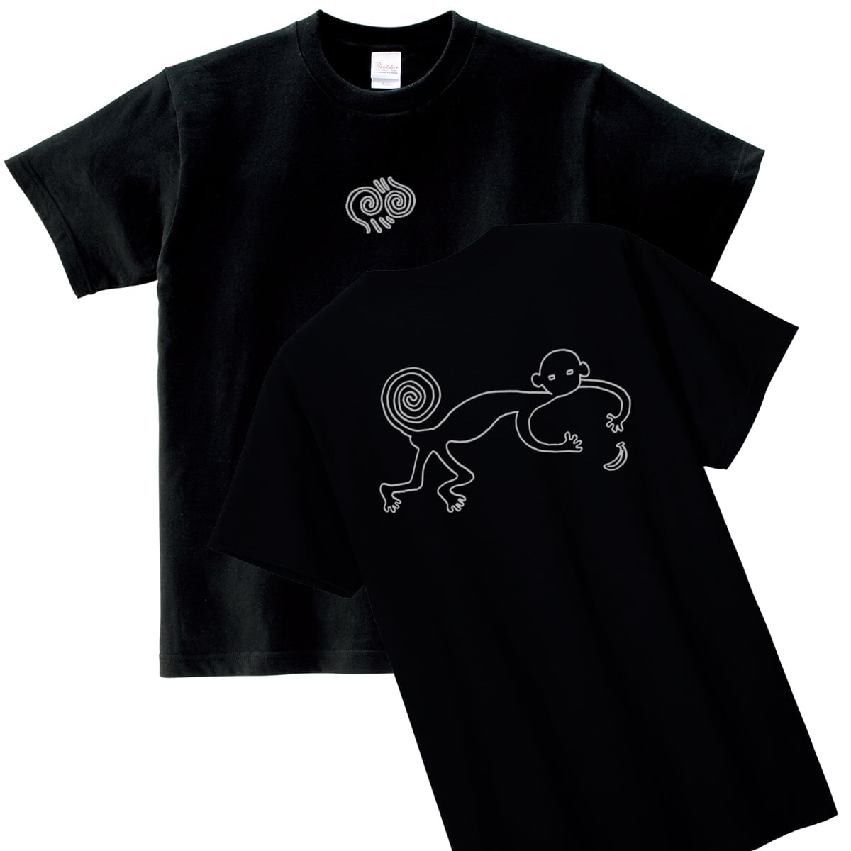 ナスカの地上絵風 おサル Tシャツ am44 | 幸服屋さん公式オンラインストア