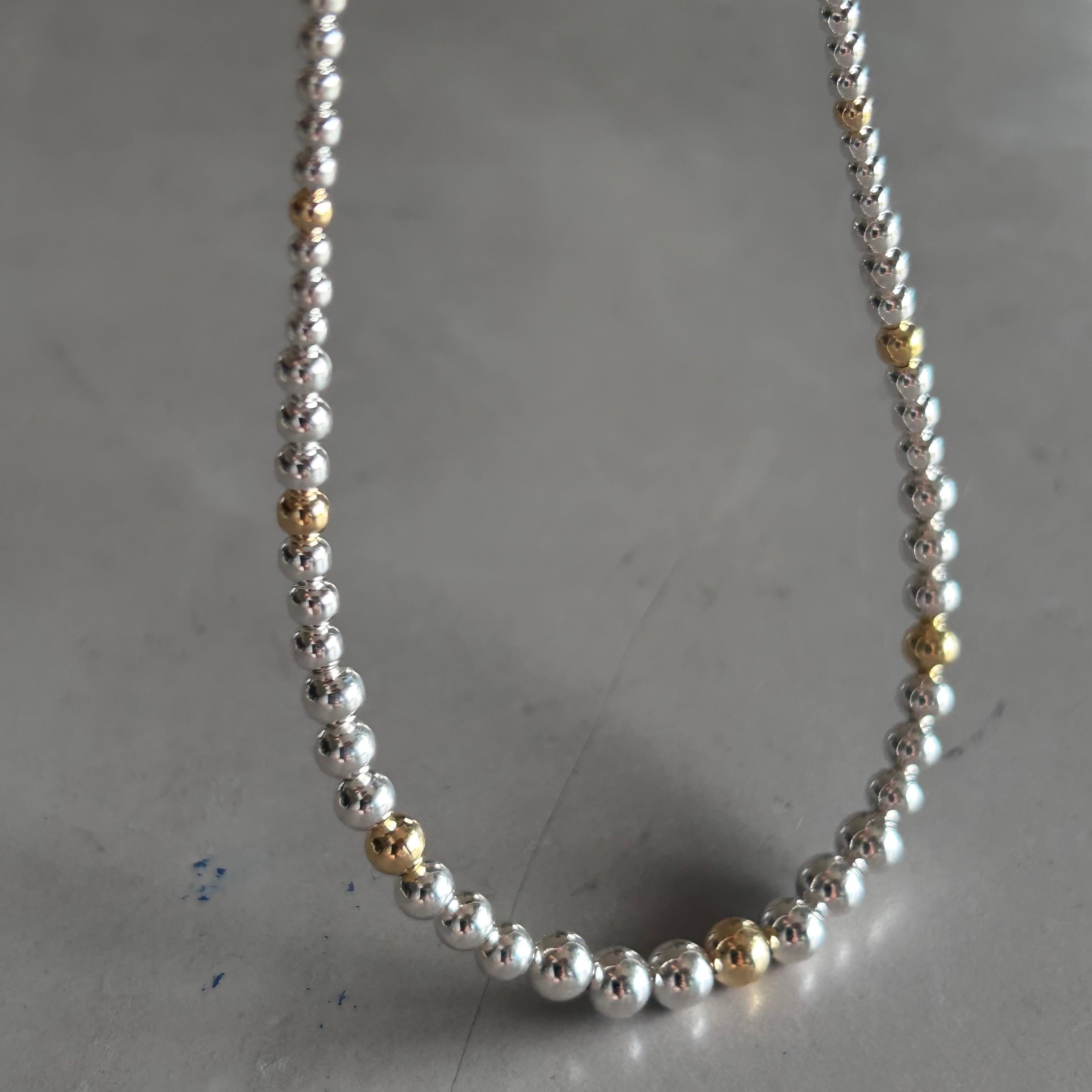 5㍉50㌢ シャイニー Navajo Pearl Necklace ナバホパール