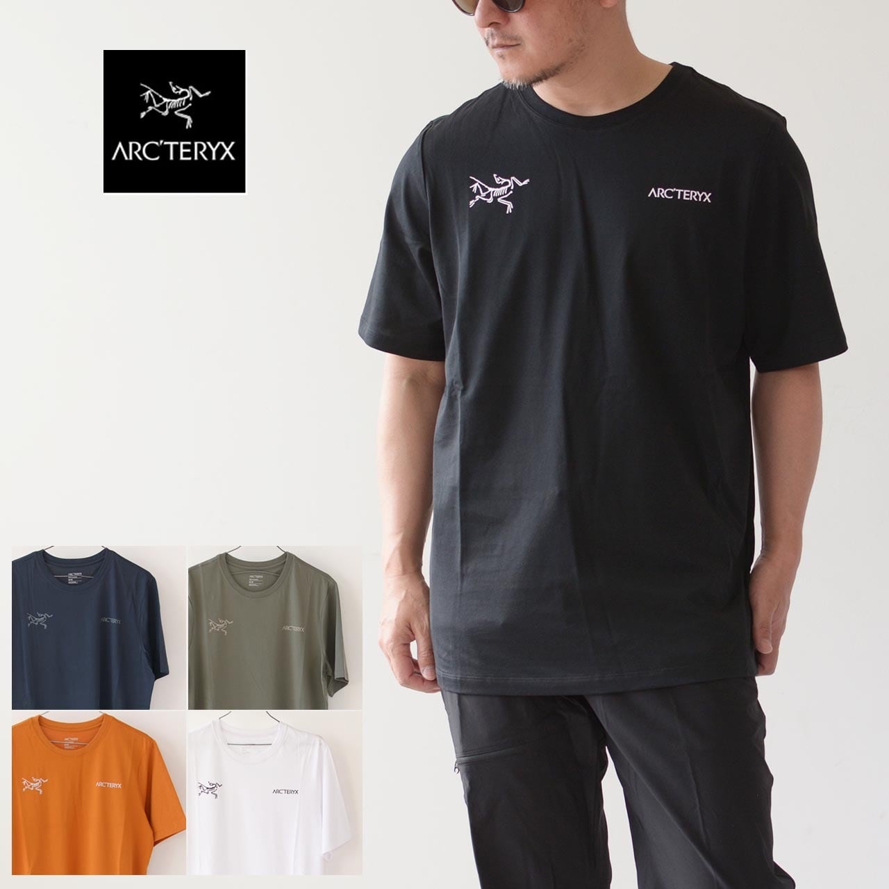 ARC'TERYX Split SS T-Shirt スプリット　Tシャツ　黒