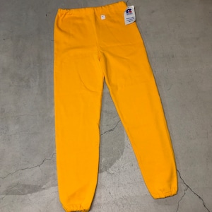 ⊕"DEAD STOCK" 1980'S RUSSELL SWEAT PANT YELLOW XL