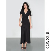 V-Neck Slimming Maxi Dress