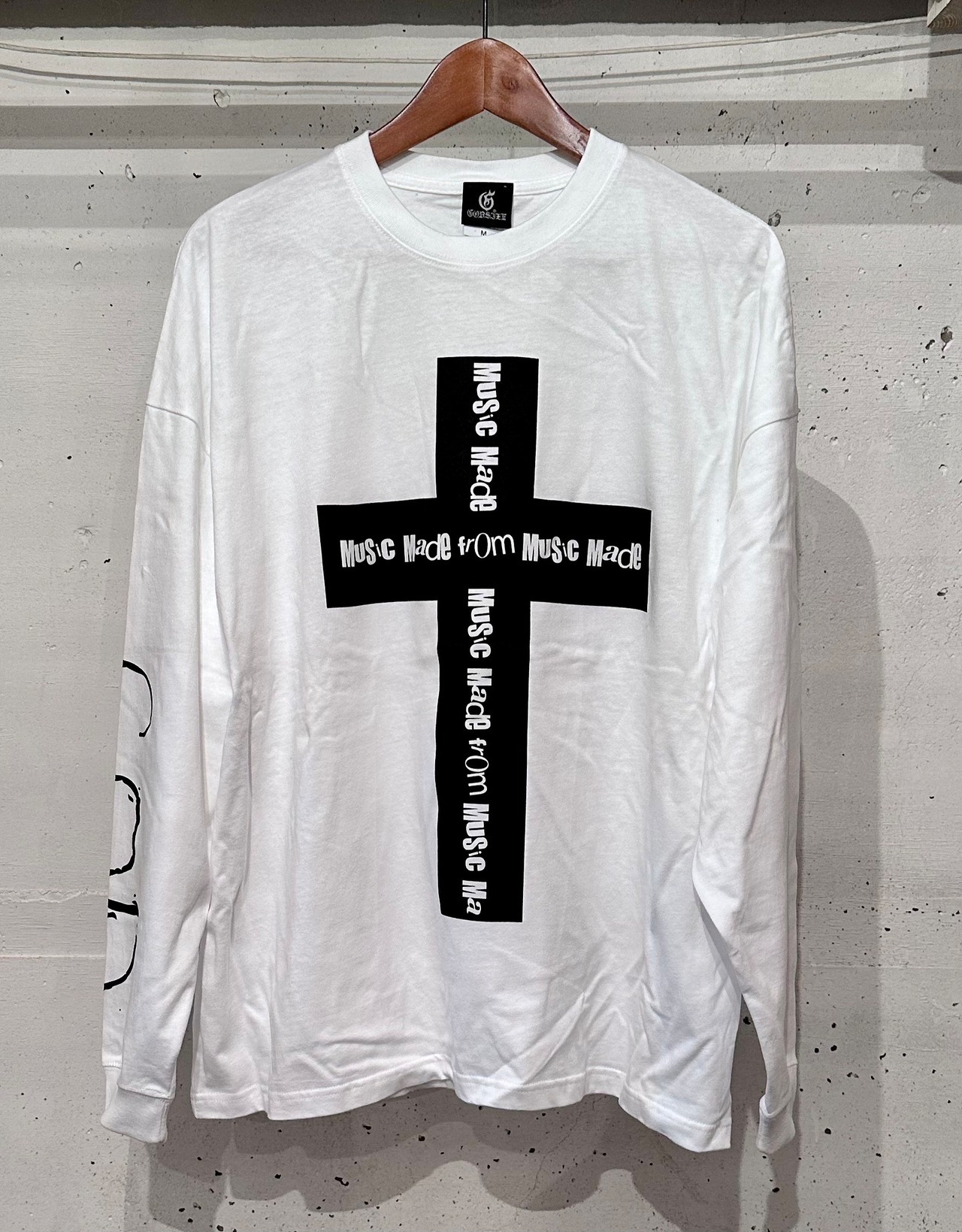 GODSIZE 2023 Made from Music CROSS L/S RELAXED FIT TEE