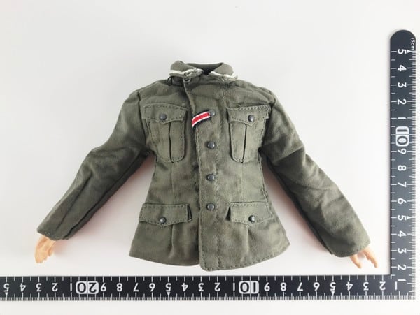 ドール服 1/6 男性用27 WW2 ドイツ軍 グリーン制服 DA144 - 画像1