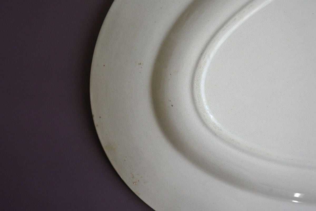 C. 1827-1944 French Platter, Niderviller | antiquesoval