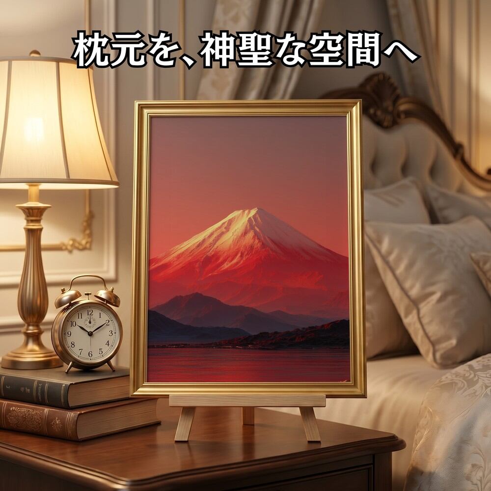No79 赤富士☆生命力と繁栄を呼ぶ開運風景画 | God Works