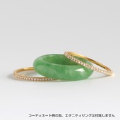 【8.5号】今季大人気！細め翡翠くり抜き甲丸リング A貨翡翠 jd_rg1870