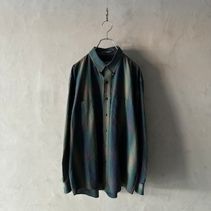 -VAN HEUSEN- 90's multi tone check shirt