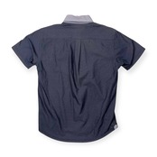 Paul Stuart ポールスチュアート 襟切り替え BD 半袖 ポロシャツ サイズ M /メンズ/ネイビー