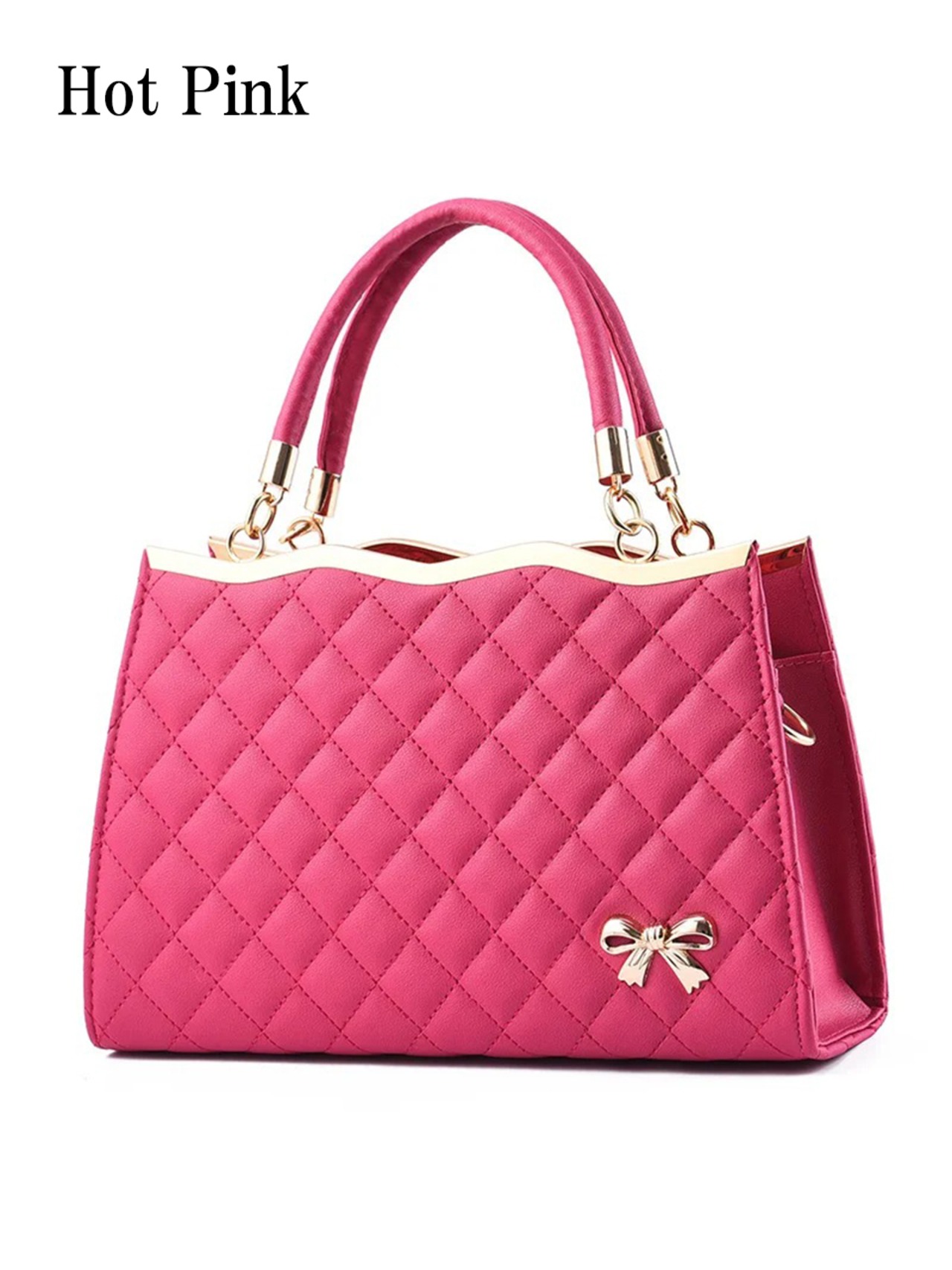【0275】Ribbon Quilted Handbag Bag