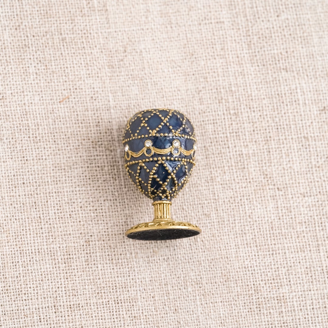 Faberge Collection: Candle Holder Blue | flemington