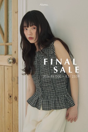FINAL SALE 【8/6 0:00 - 8/31 23:59】