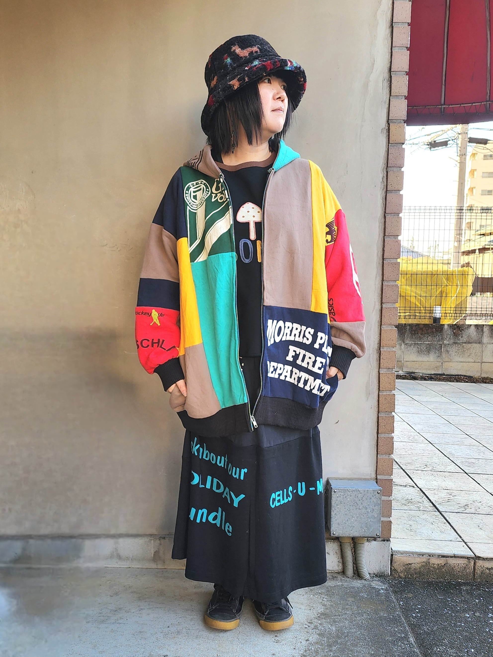 RERE〉リメイクパッチワークスカート | ワンダフル商会