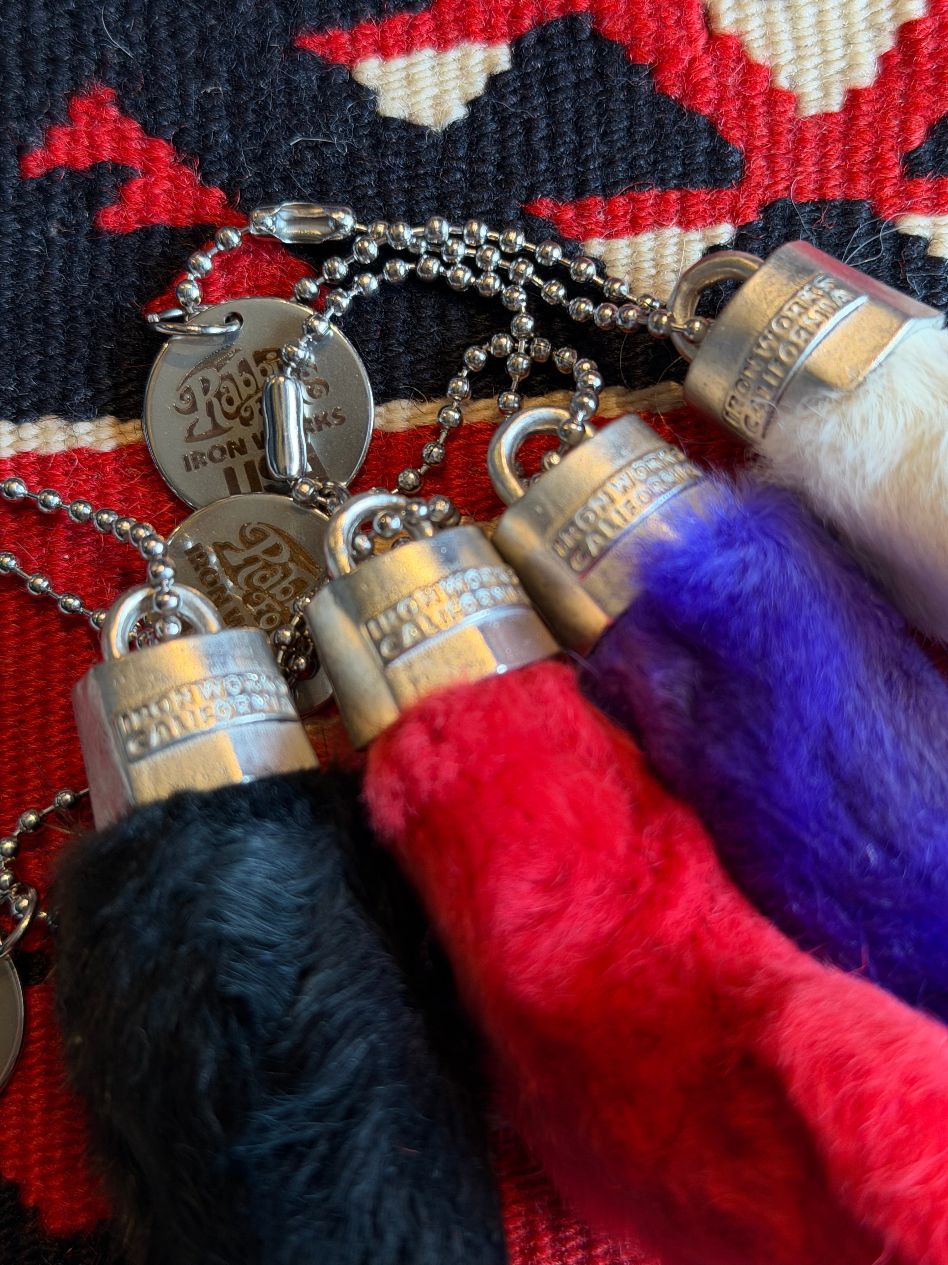 RABBITS FOOT KEY CHAIN 