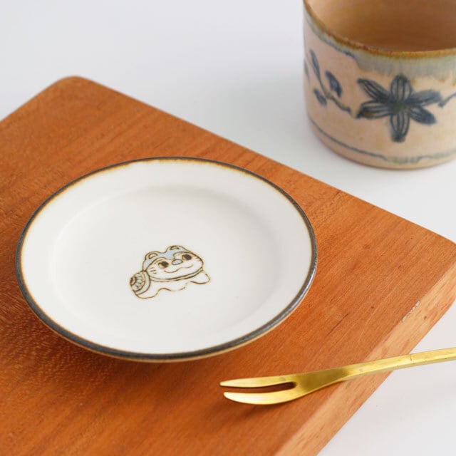 ♡ミシャコシャ大皿新品とにかく可愛いうさぎ等々作家皿作家陶器作家