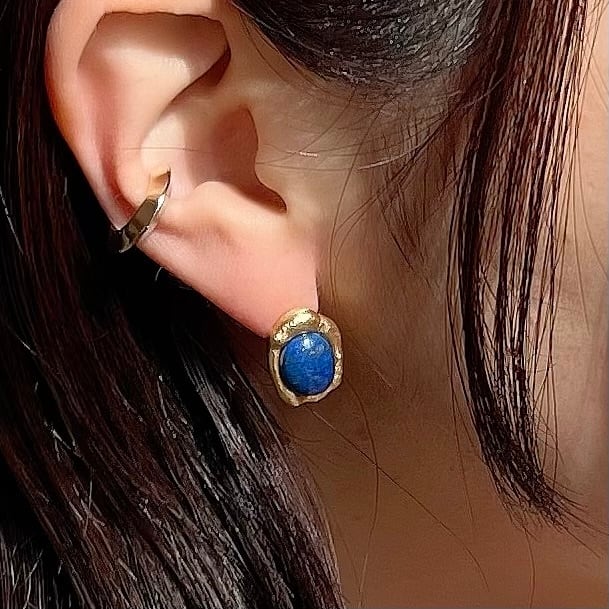 一点物・SV925 Lapis Lazuli Pierce