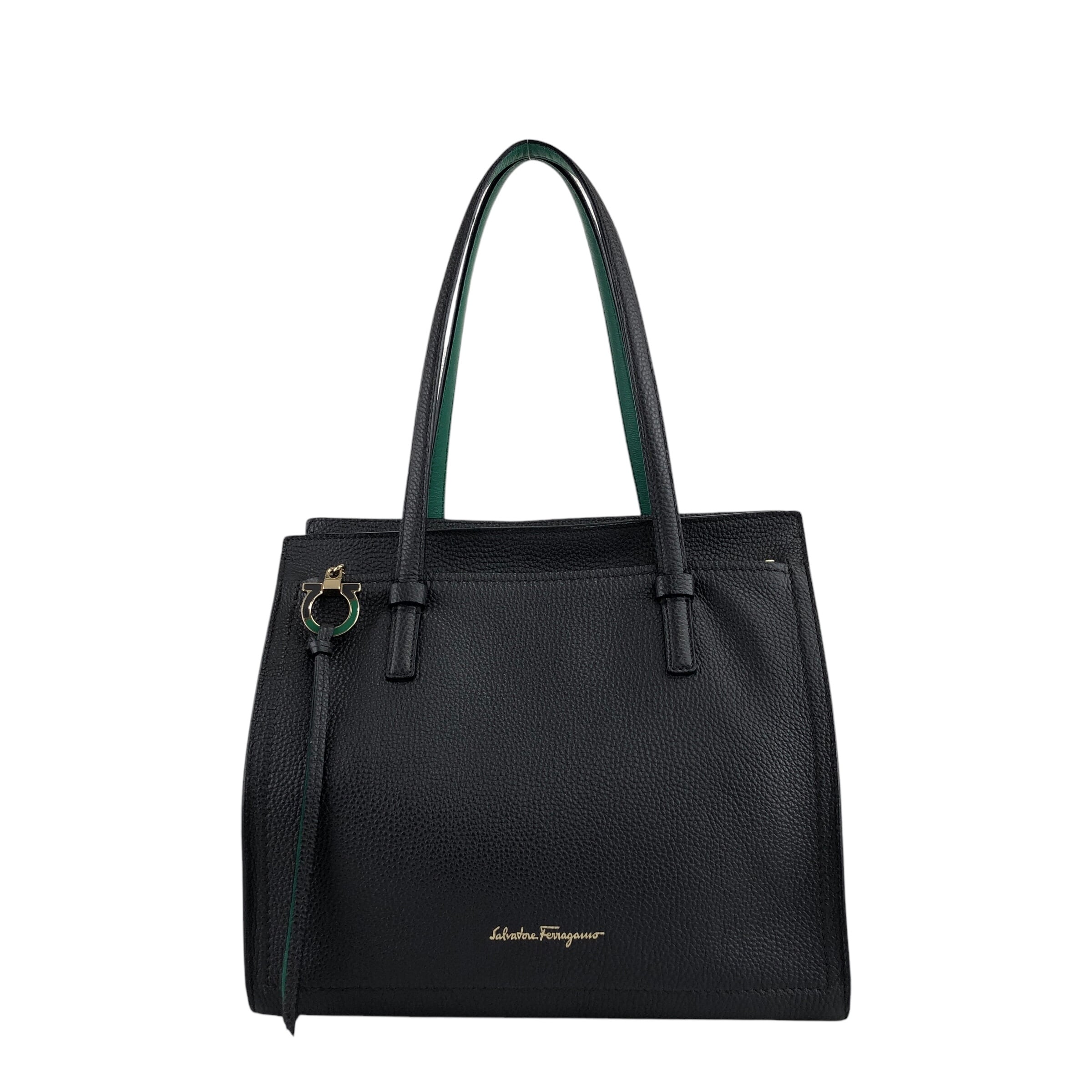 美品❤️サルヴァトーレフェラガモ トートバッグ デカロゴ A4 人気♡A4可♡デカロゴ♡ガンチーニ♡サルヴァトーレ フェラガモ トート