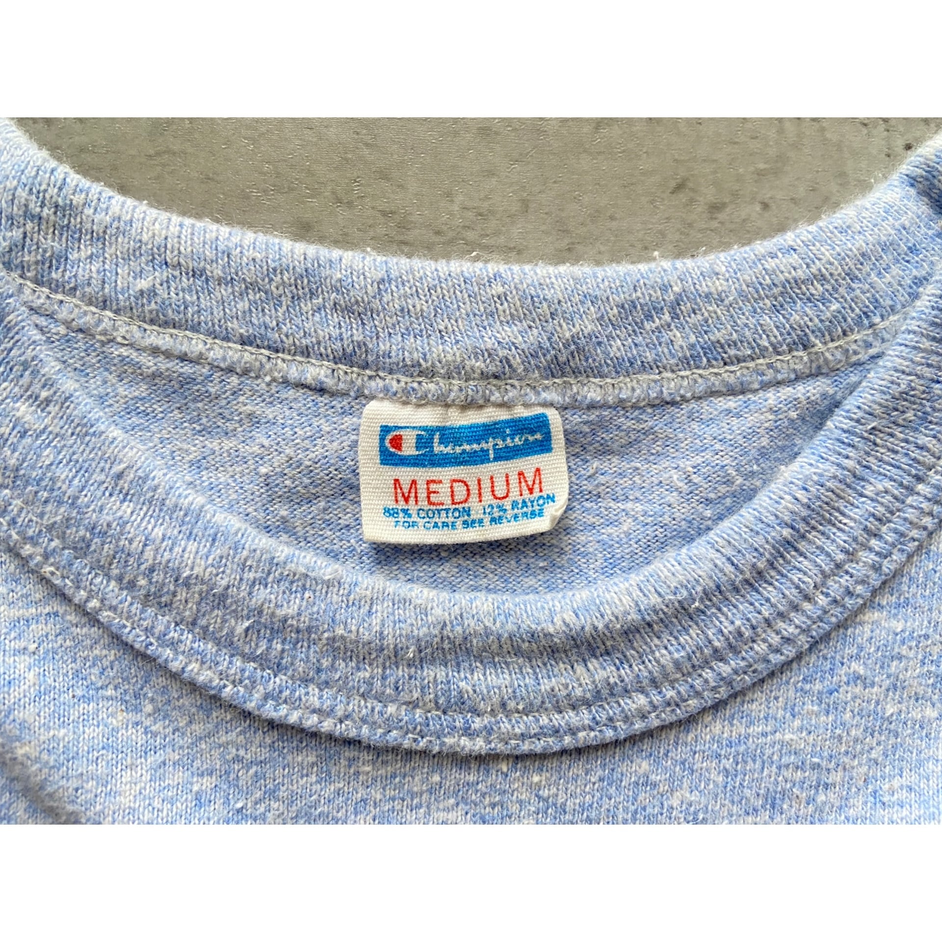 70s-80s champion s/s old print tee 88/12 チャンピオン ヴィンテージ