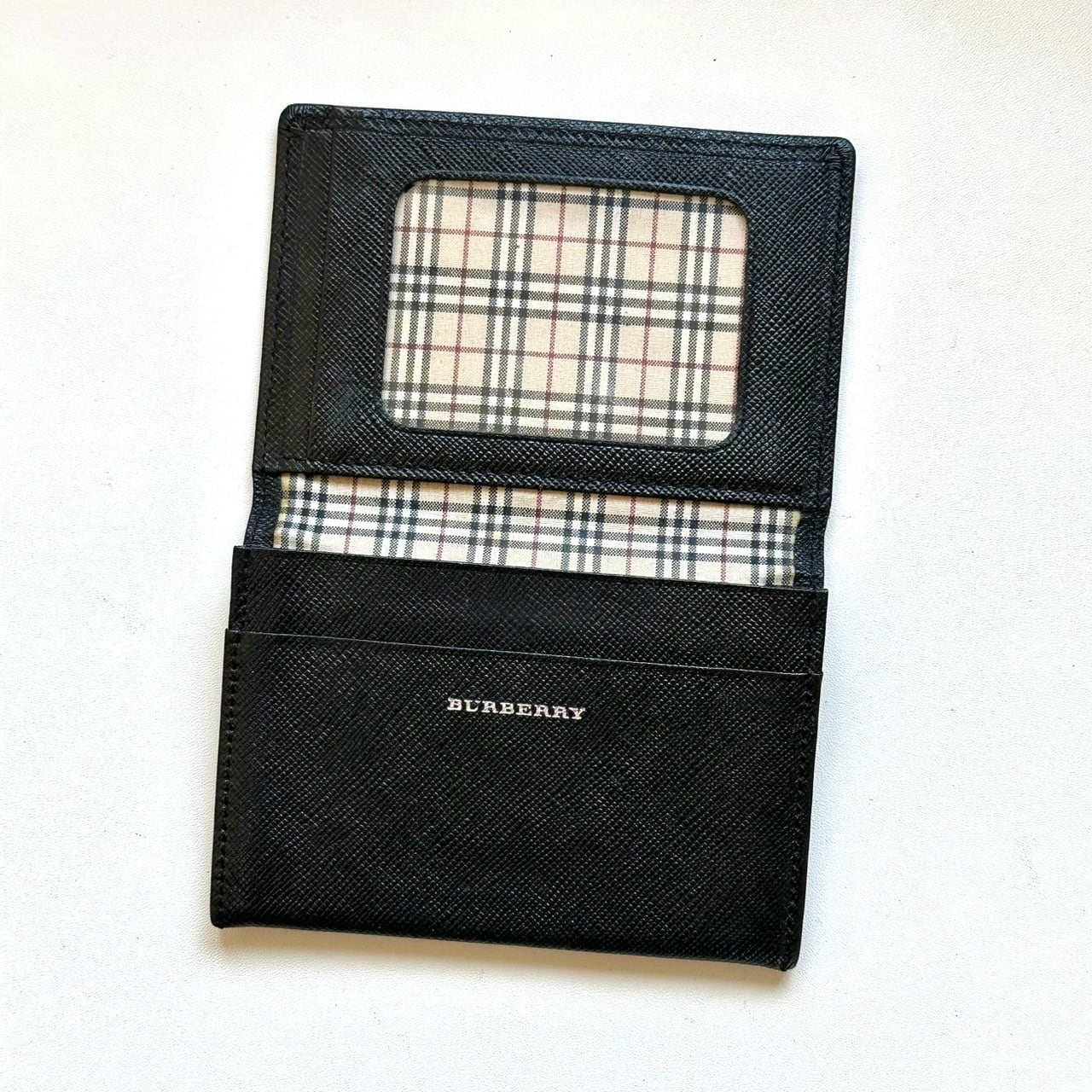 バーバリー BURBERRY 名刺入れ カードケース ノバチェック ブラック