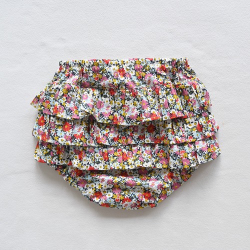 《mimi poupons 2023AW》フリルパンツ / リビーBK / onesize(70-90cm)