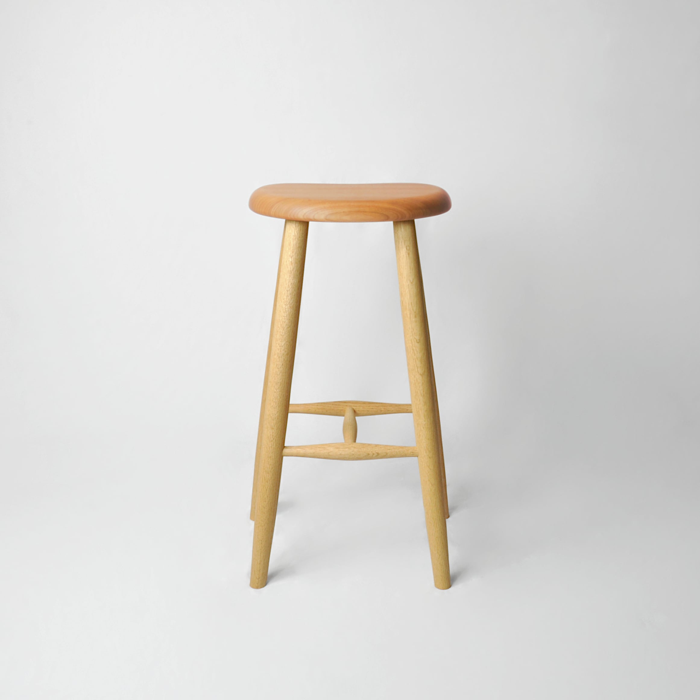 キッチンスツール ケンポナシ Kitchen stool - Japanese raisin tree