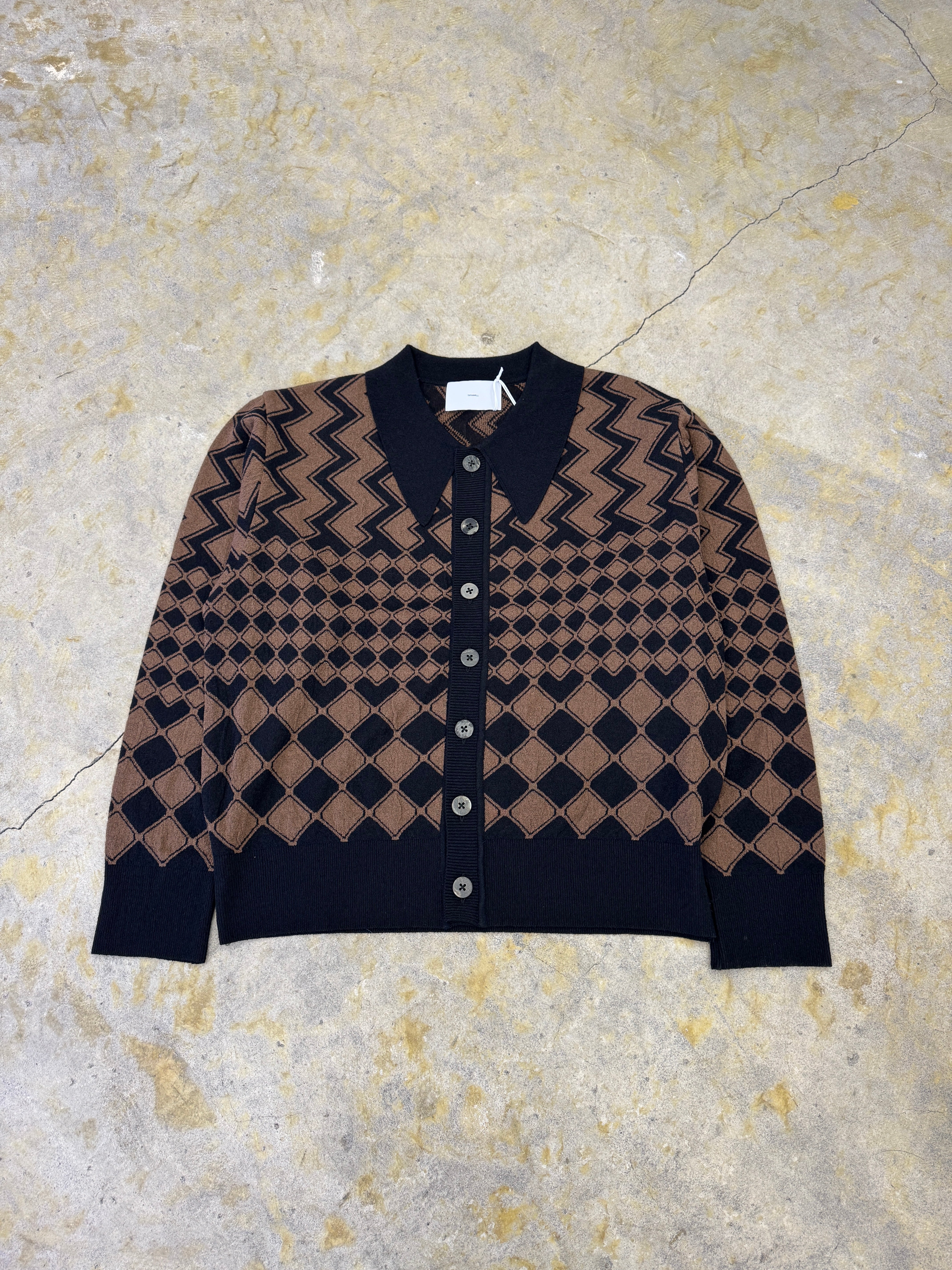 SUGARHILL | KUBA KNIT SWEATER | BLACK&BROWN | HOWDAY