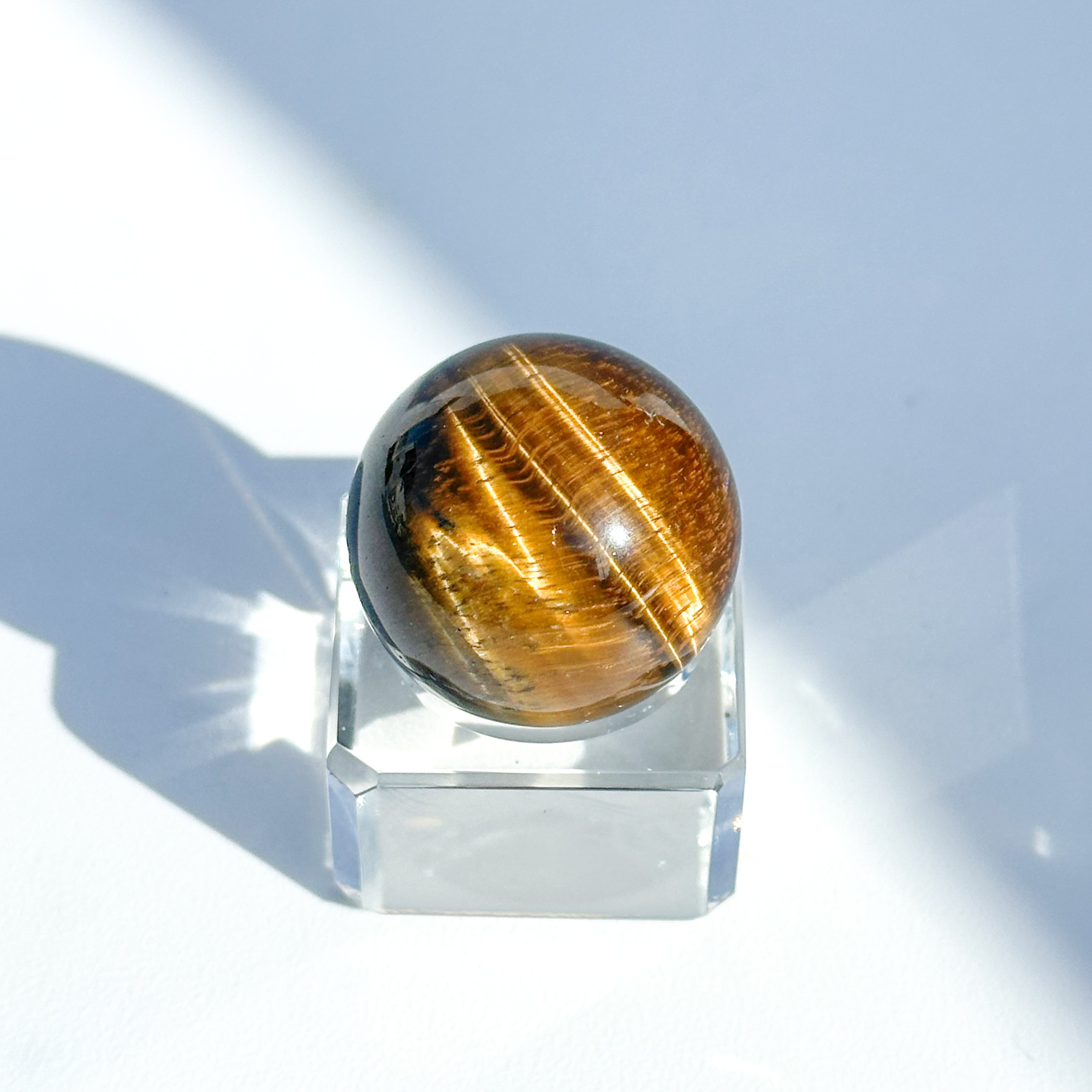 タイガーアイ スフィア(丸玉)62◇ Tiger's eye ◇天然石・鉱物 タイガーアイ スフィア(丸玉)62◇ Tiger's eye ◇天然石・鉱物