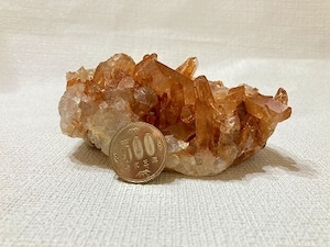 オレンジ水晶（タンジェリンクォーツ）約486g