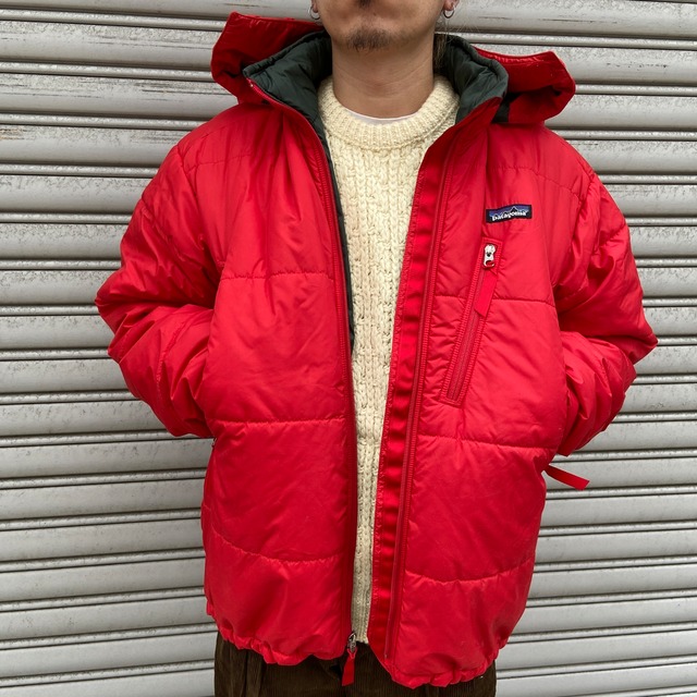 Patagonia パフジャケット　メンズM 2001年製　赤　中綿ジャケット