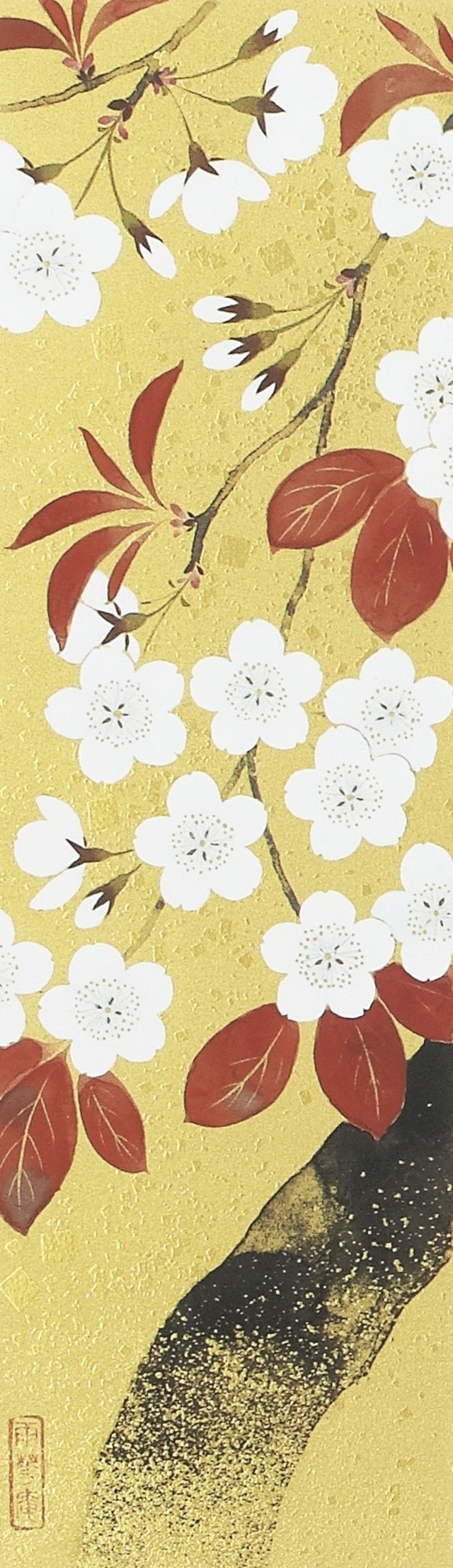 山桜（小判四季版画シリーズ　春） | Wild Cherry Blossoms