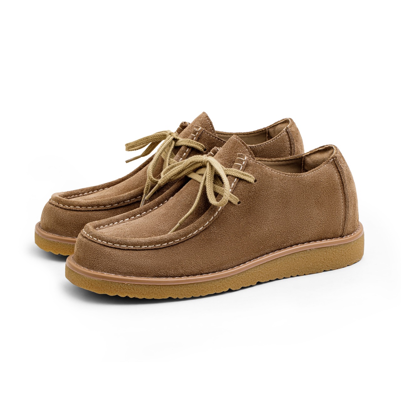Khaki Suede Low-cut Shoes / カーキ スエード ローカット シューズ