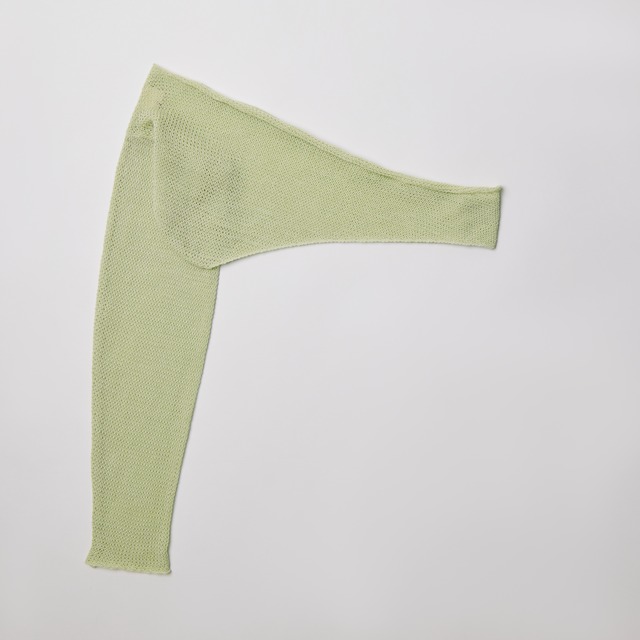 One arm linnen knit/pistachio