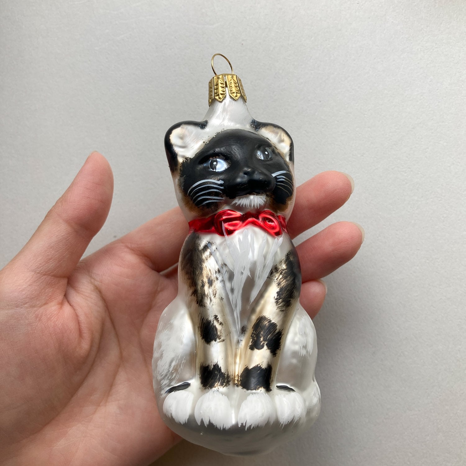 再入荷〉猫のドイツ製ガラスオーナメント | Dua-アクセサリーパーツ
