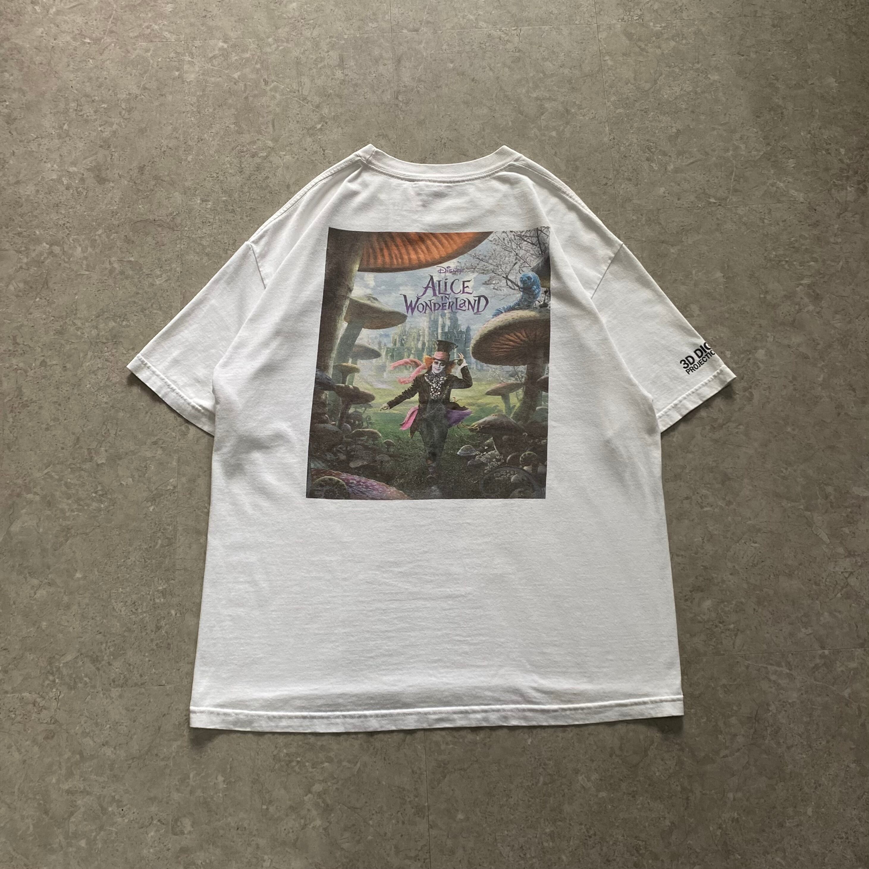 2010s ALICE IN WONDERLAND "3D DIGITAL PROJECTION TEAM" T-shirt【仙台店】
